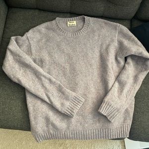 Acne Studios Wool Crewneck Sweater in dusty purple